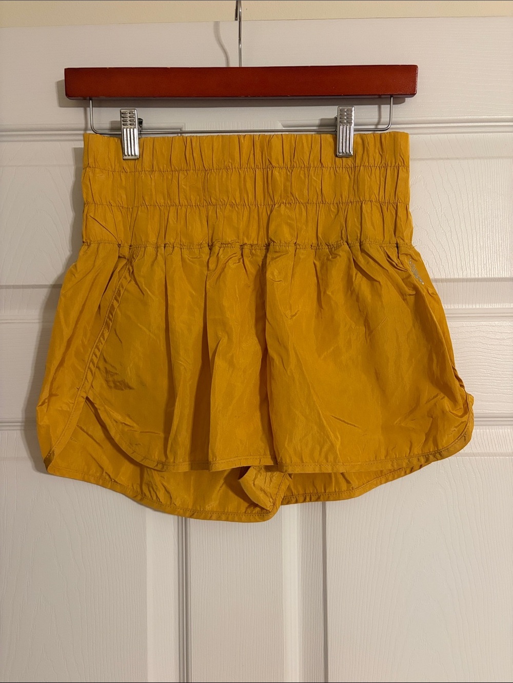 FP Movement Free People The Way Home Shorts Yellow Gold S